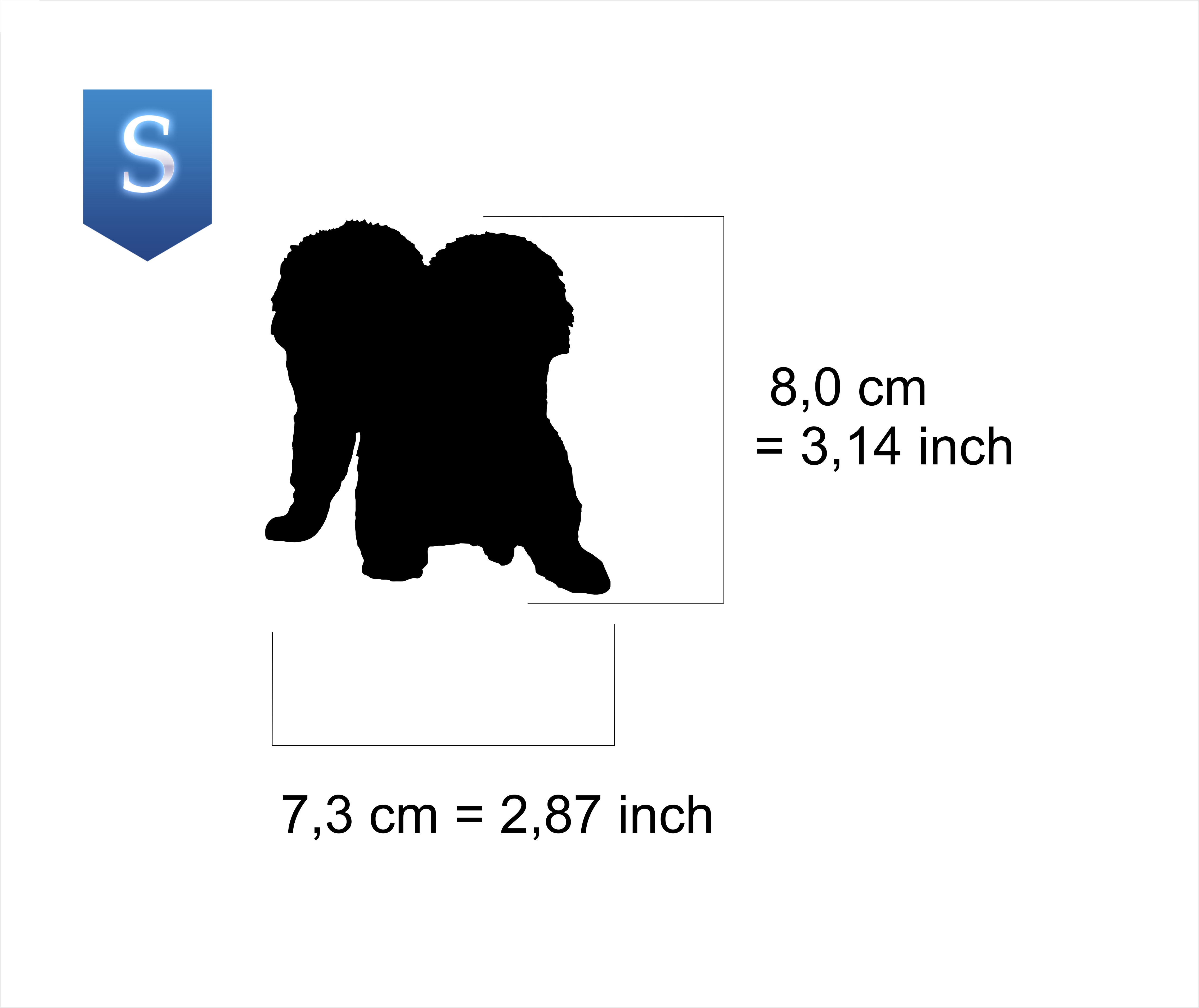 AS-342 Bernersennen Welpe Step by Step Airbrushschablone S