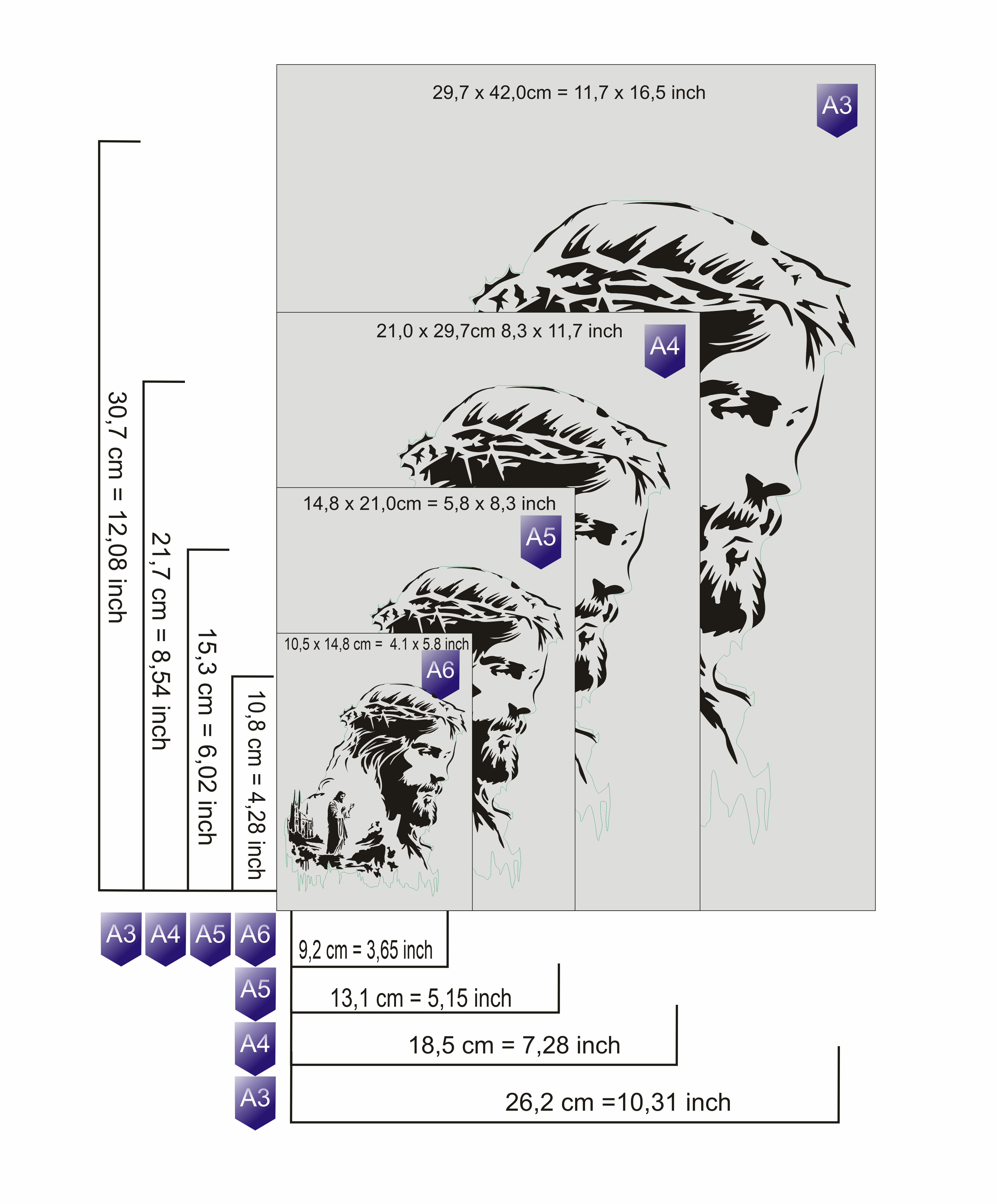 TS-003 tattoo style stencil for acryl, airbrush, spray, paints and wall paint