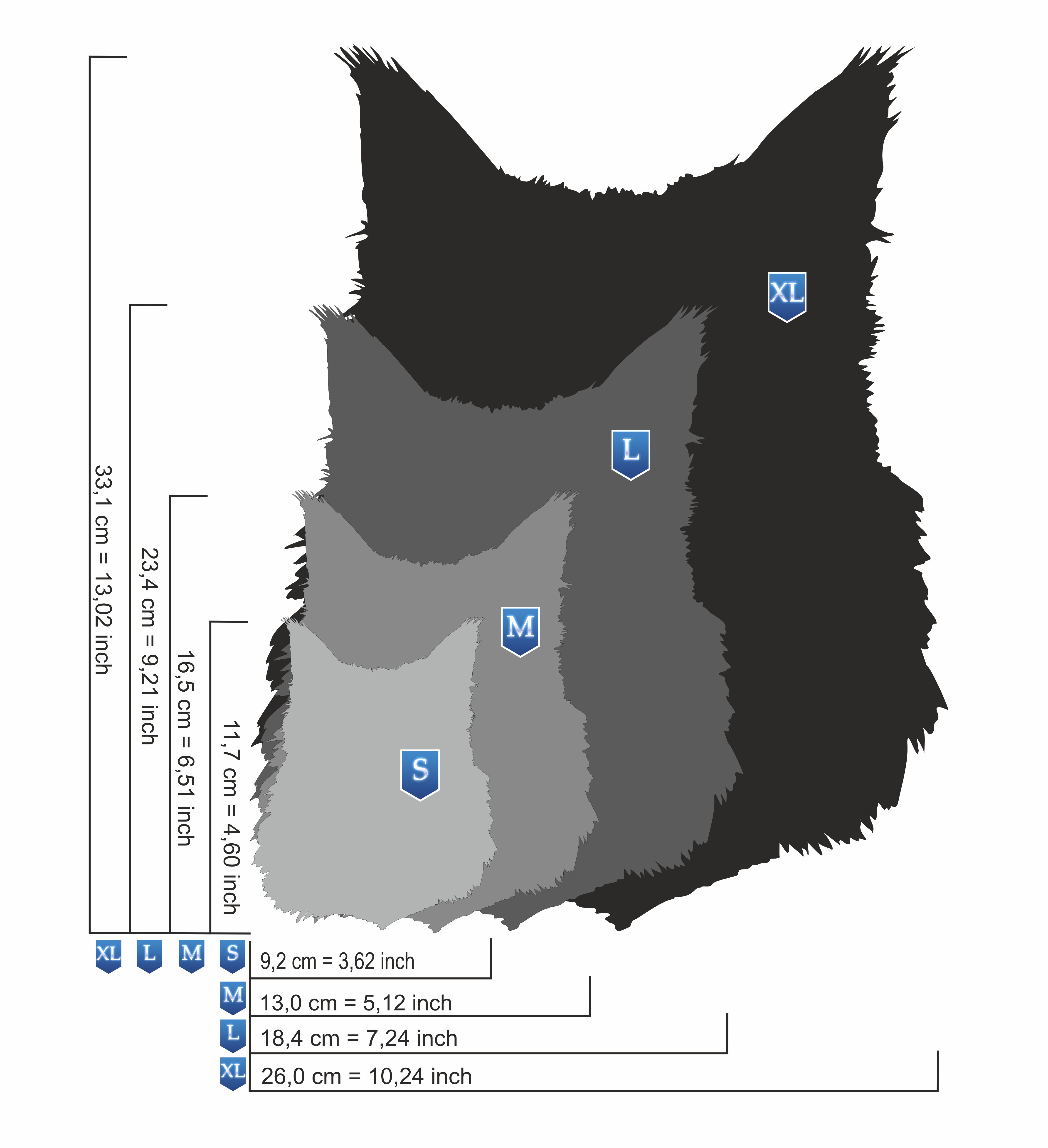 AS-406 Maine Coon Cat step by step stencil for acrylic, airbrush, spray, varnish and wall paint 