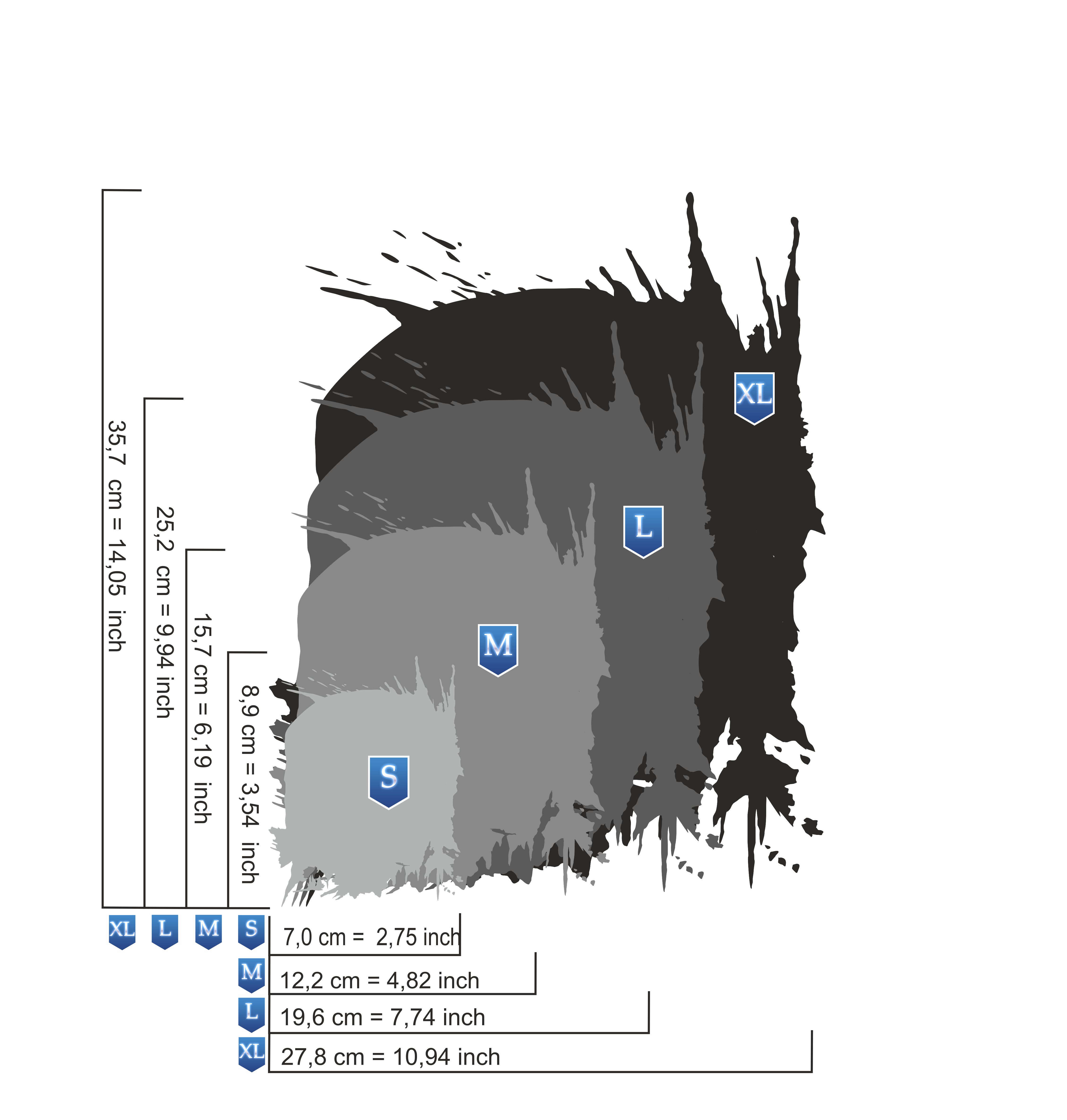 AS-312 Schädel Step by Step Airbrushschablone Größe S
