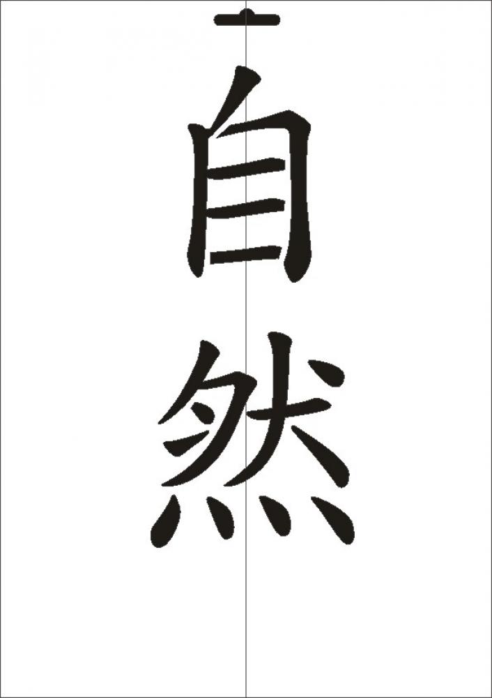 W-581 JP Natur Wandschablone Textilschablone Größe A5