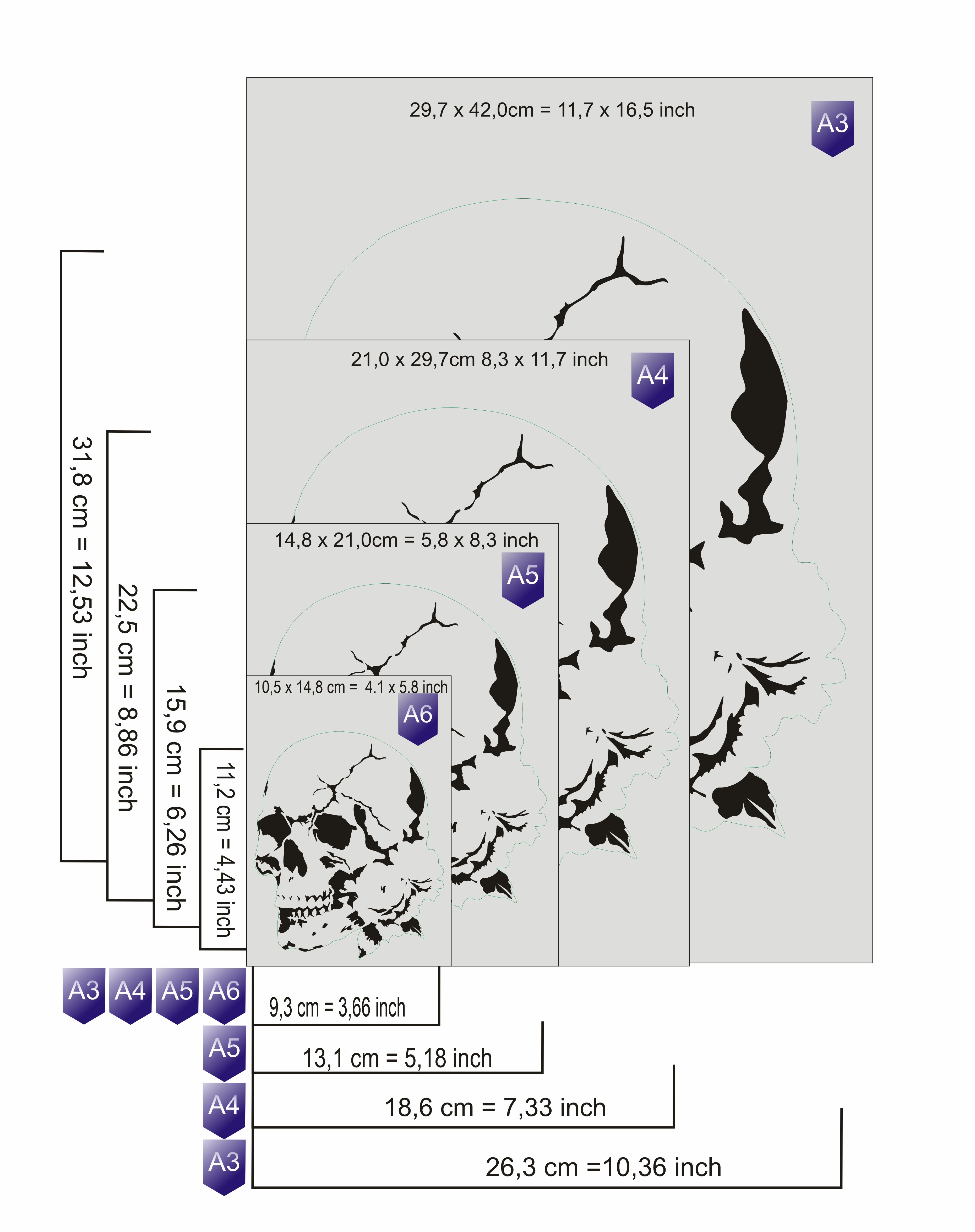 TS-011 tattoo style stencil for acryl, airbrush, spray, paints and wall paint 