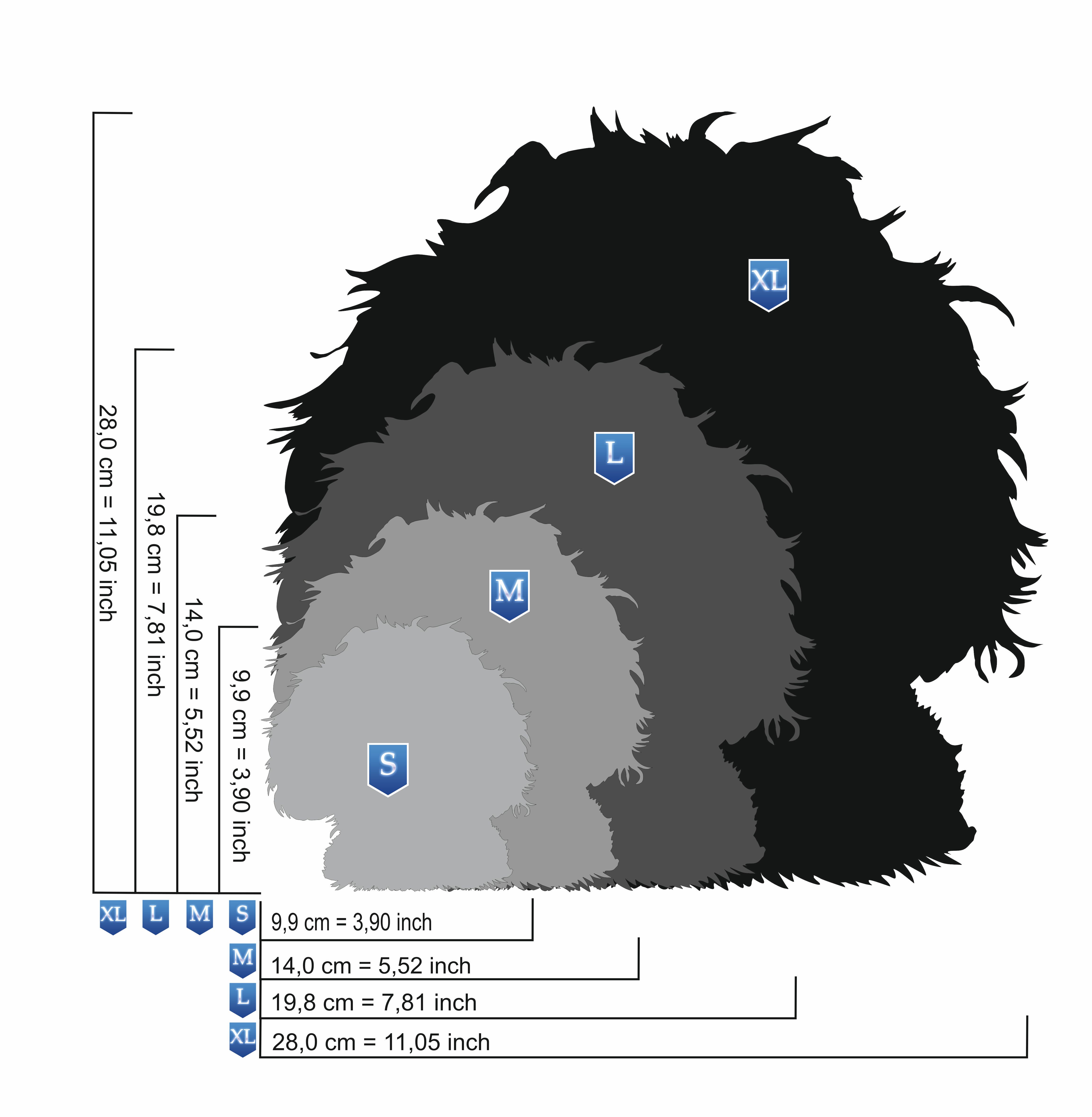 AS-347 Dog Labradoodle step by step stencil for acrylic, airbrush, spray, varnish and wall paint 