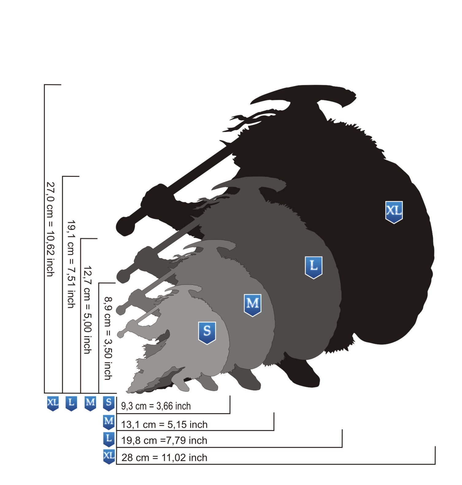 AS-380 Viking  step by step stencil for acrylic, airbrush, spray, varnish and wall paint
