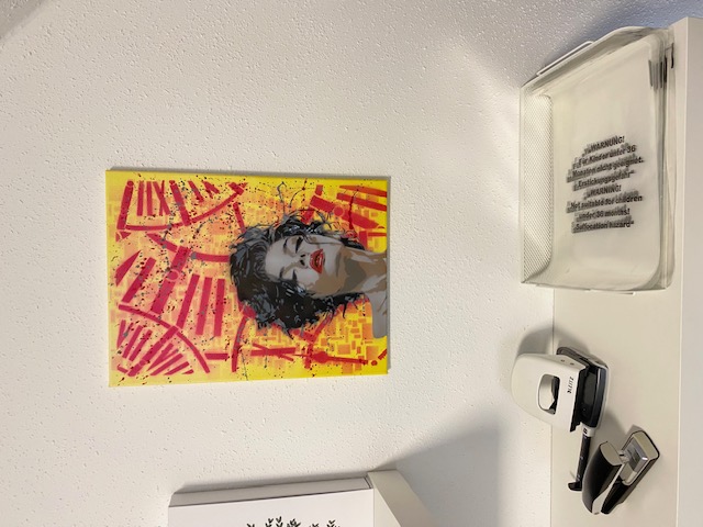 AS-400 Woman step by step stencil for acrylic, airbrush, spray, varnish and wall paint 