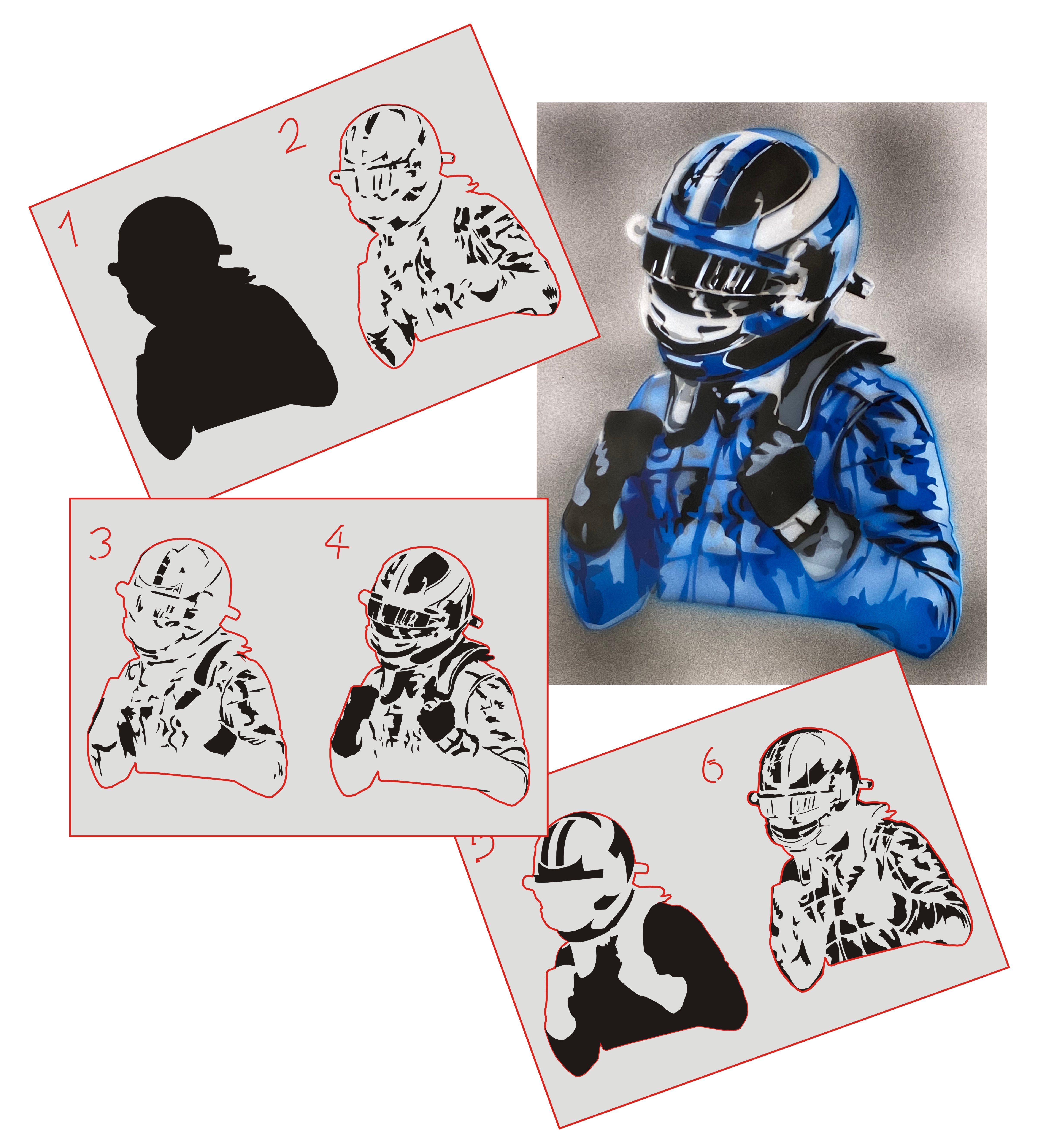UMR Design -Top airbrush stencils & accessories