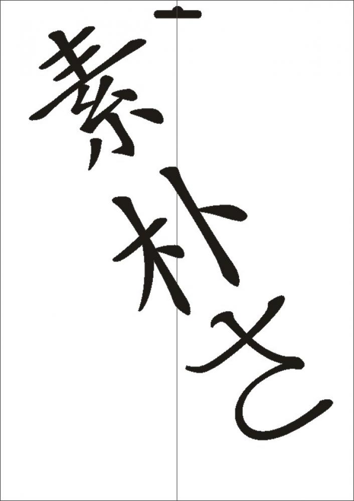 W-555 JP Natürlichkeit Wandschablone Textilschablone Größe A5