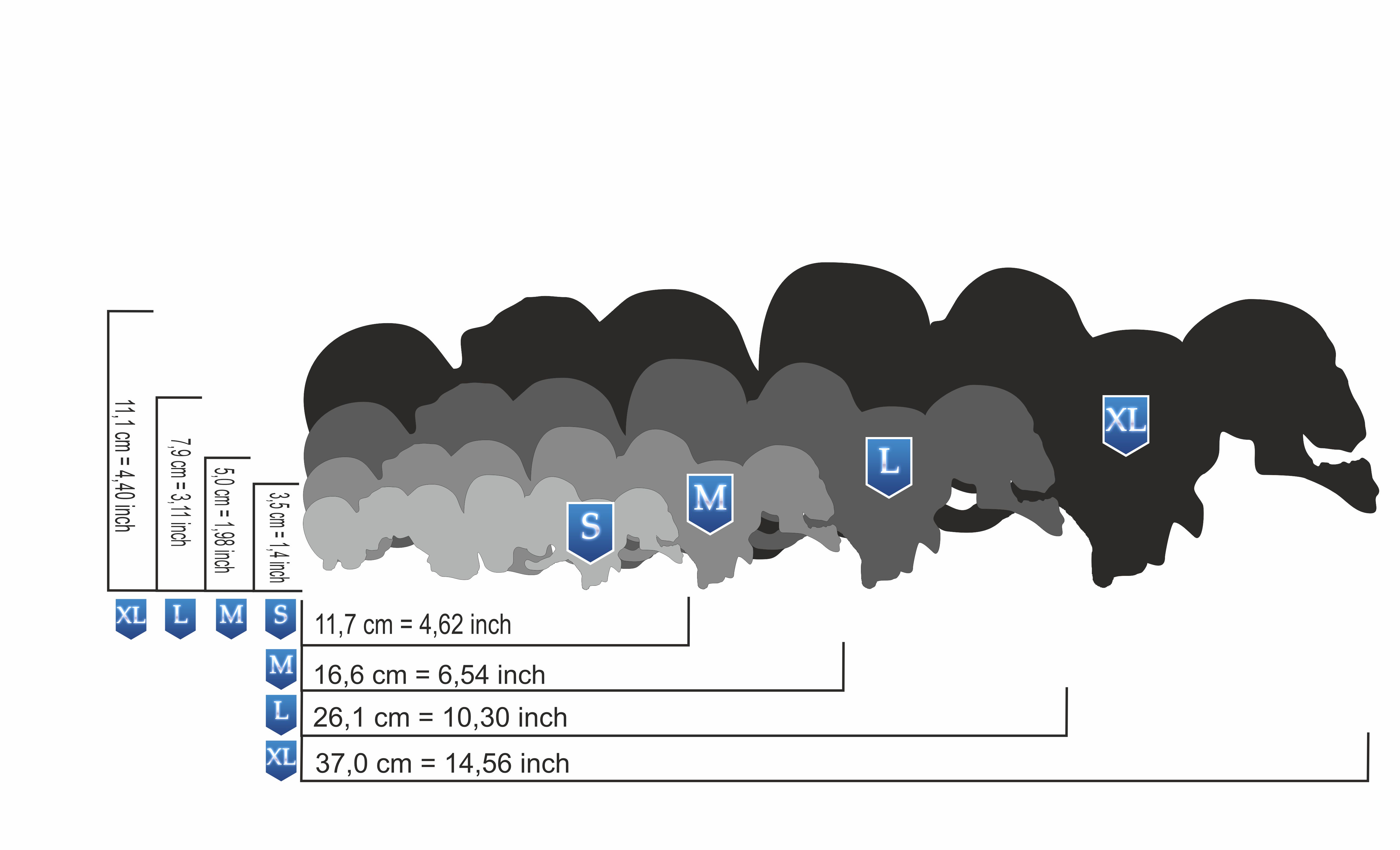 AS-065 Schädel Multilayer Step by Step Schablone für Acryl, Airbrush, Spray, Tattoo, Lacke und Wand Farbe Größe XL