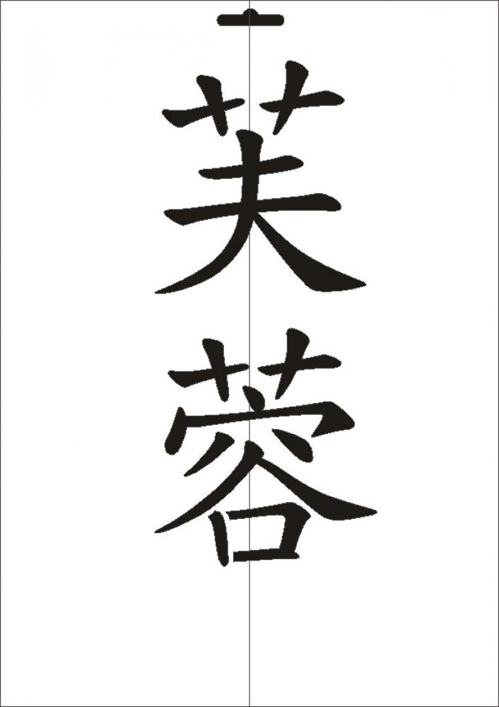 W-564 JP Hibiscus Wandschablone Textilschablone Größe A4